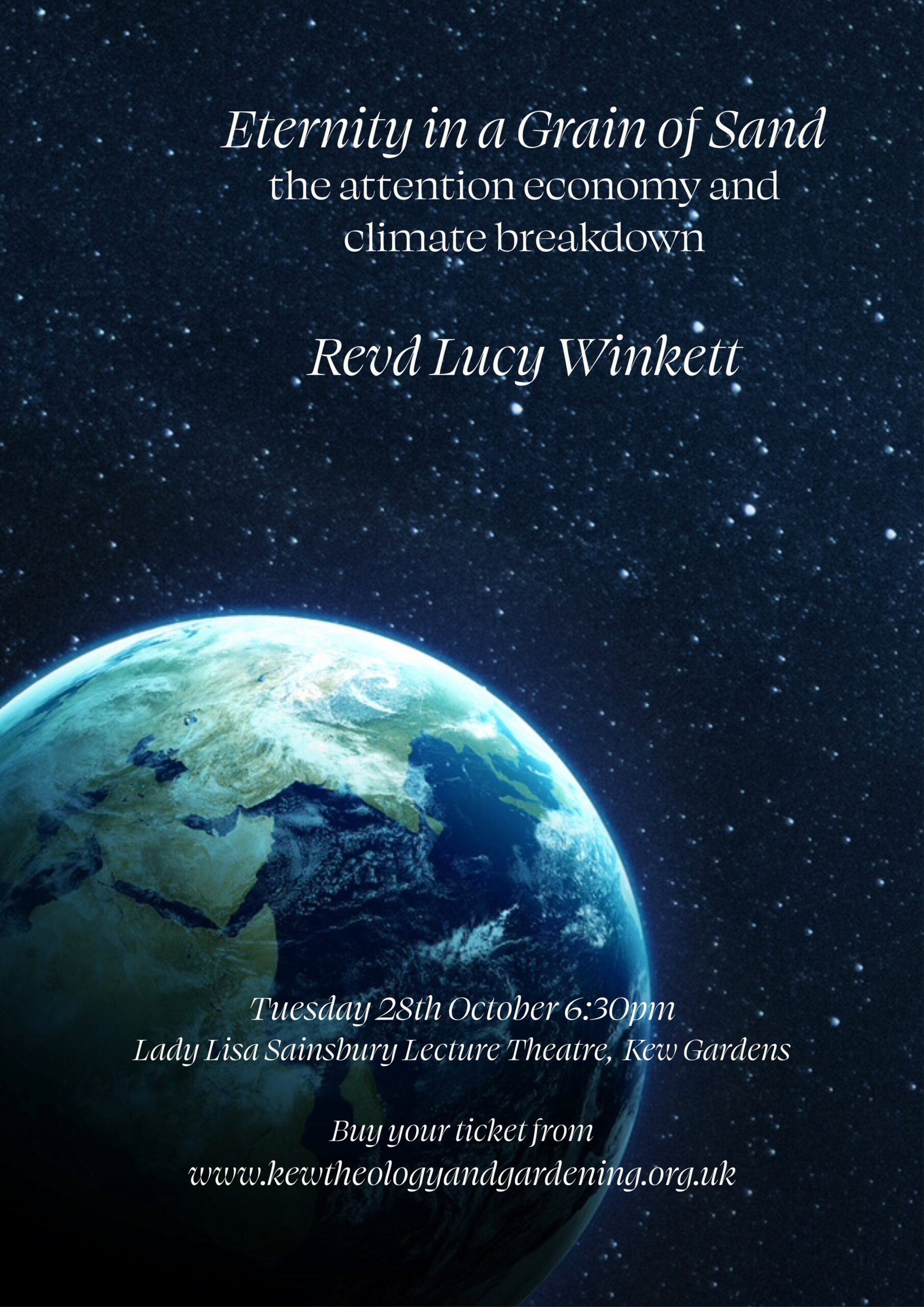 Lucy Winkett Kew Gardens Talk 28.10.25
